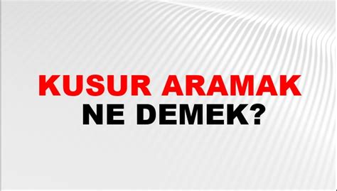 Kusur aramak hakkında ayetler – Forum Duası